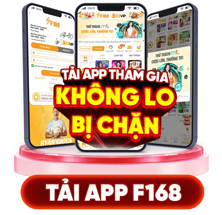 F168 5 Tải app f168 không lo bị chặn khi tham gia cùng nhà cái